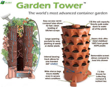 Charger l'image dans la galerie, Garden Tower 2™,  50-Plant Composting Vertical Garden Planter
